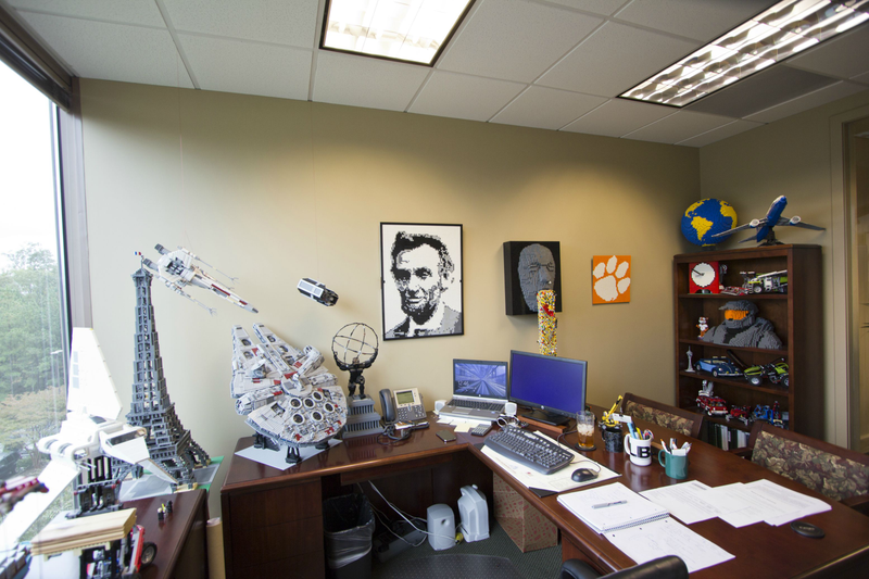 Illustration for article titled This Lego filled office is a wonderful place to do business